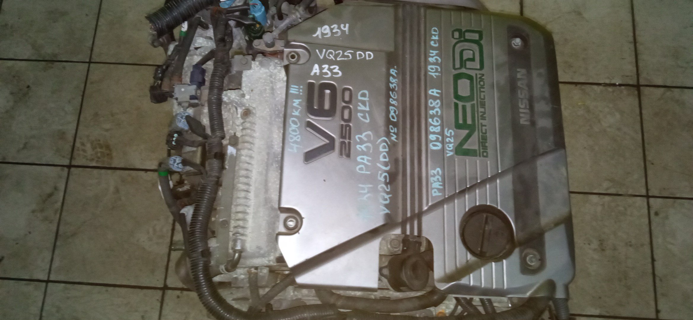 ДВС/NIS/VQ25-DD/CEFIRO/A33/101022Y5A0