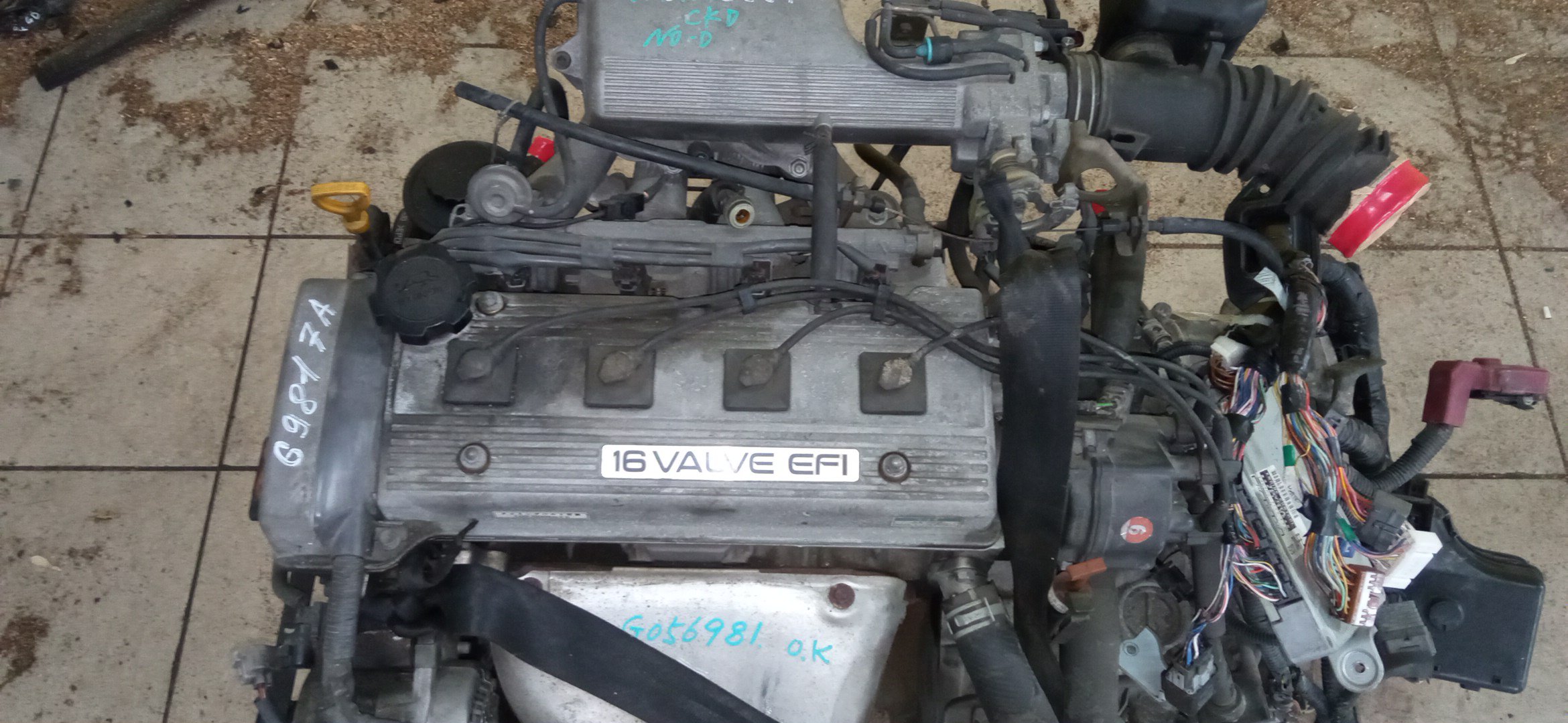 ДВС/TOY/7A-FE/CARINA/COROLLA/COROLLA SPACIO/CORONA PREMIO/SPRINTER CARIB/CALDINA/AE102/AE115G/AE115N/AT191/AT211/AT191G/AT211G/ТРАМБЛЕРНЫЙ/190001A370/190001A340