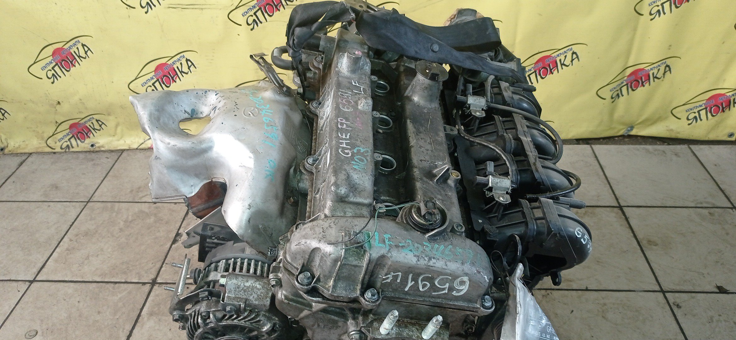 ДВС/MAZ/LF-VE/ATENZA/ATENZA WAGON/AXELA/MAZDA6/PREMACY/BKEP/BLEAP/BLEAW/CREW/GGEP/GHEFP/GHEFS/GHEFW/КАТУШКИ СВЕРХУ/ДАТЧИКА VVTI/ЩУП ЧЕРЕЗ ГОЛОВУ/КОМПРЕССОР НА ПОДДОНЕ