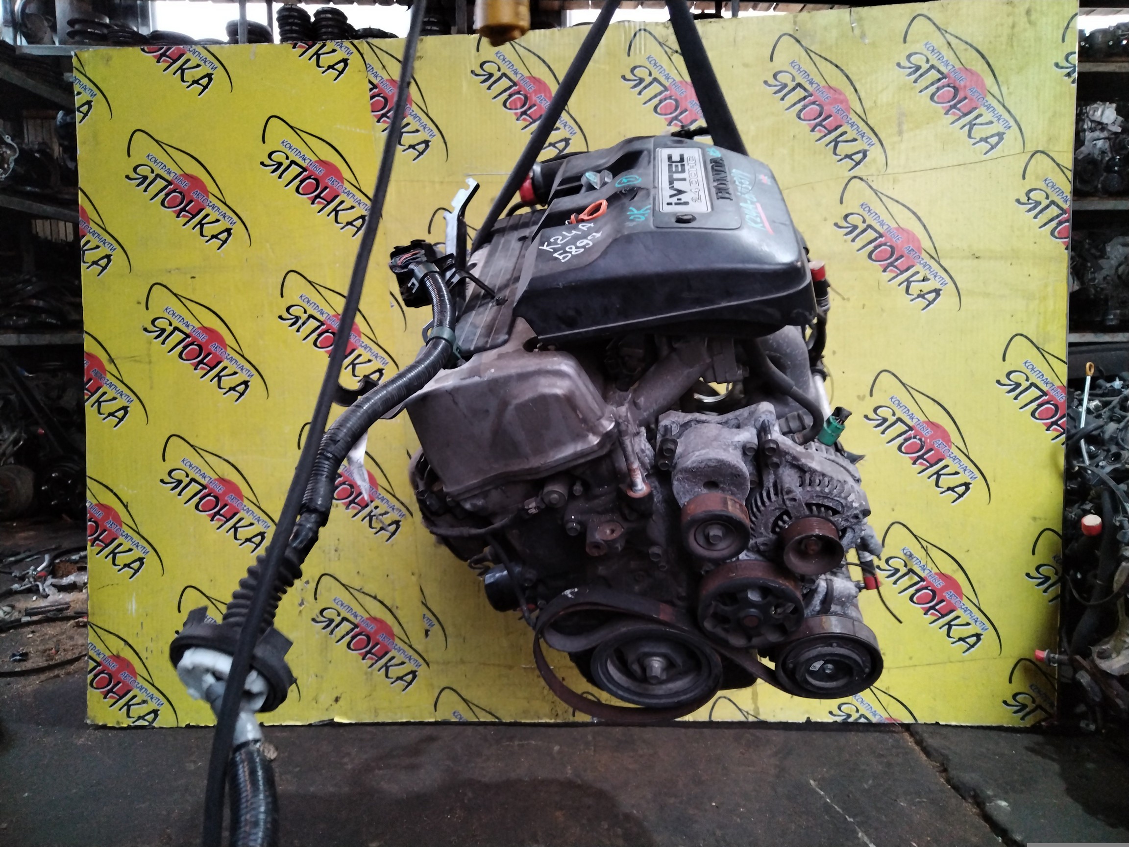 ДВС/HON/K24A/ACCORD/CR-V/ODYSSEY/CM2/CM3/RB1/RB2/RE3/RE4/МЕХ. ДРОССЕЛЬ/МЕТАЛЛИЧЕСКИЙ КОЛЛЕКТОР