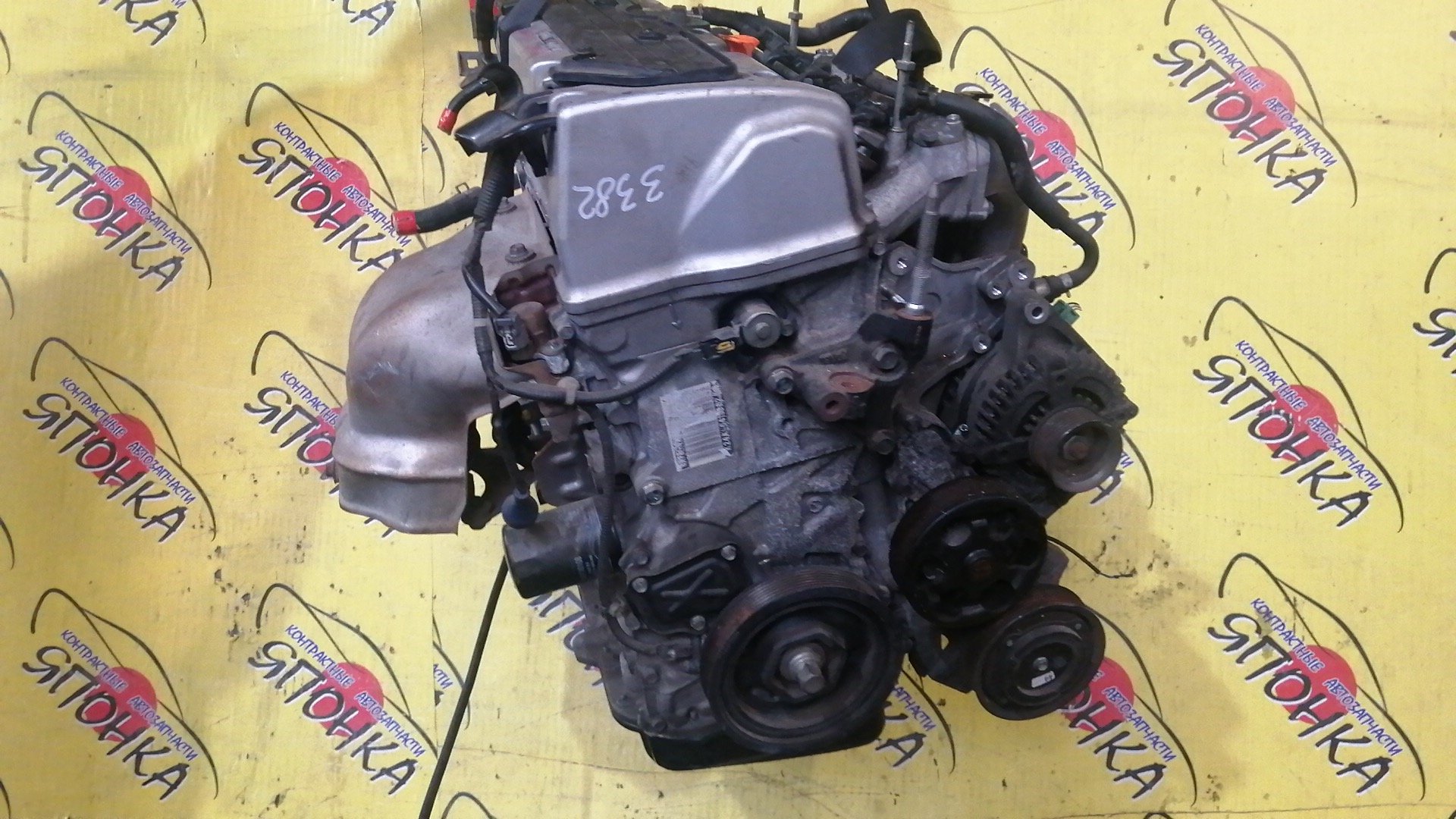 ДВС/HON/K24A/ACCORD/CR-V/ODYSSEY/CM2/CM3/RB1/RB2/RE3/RE4/МЕХ. ДРОССЕЛЬ/МЕТАЛЛИЧЕСКИЙ КОЛЛЕКТОР