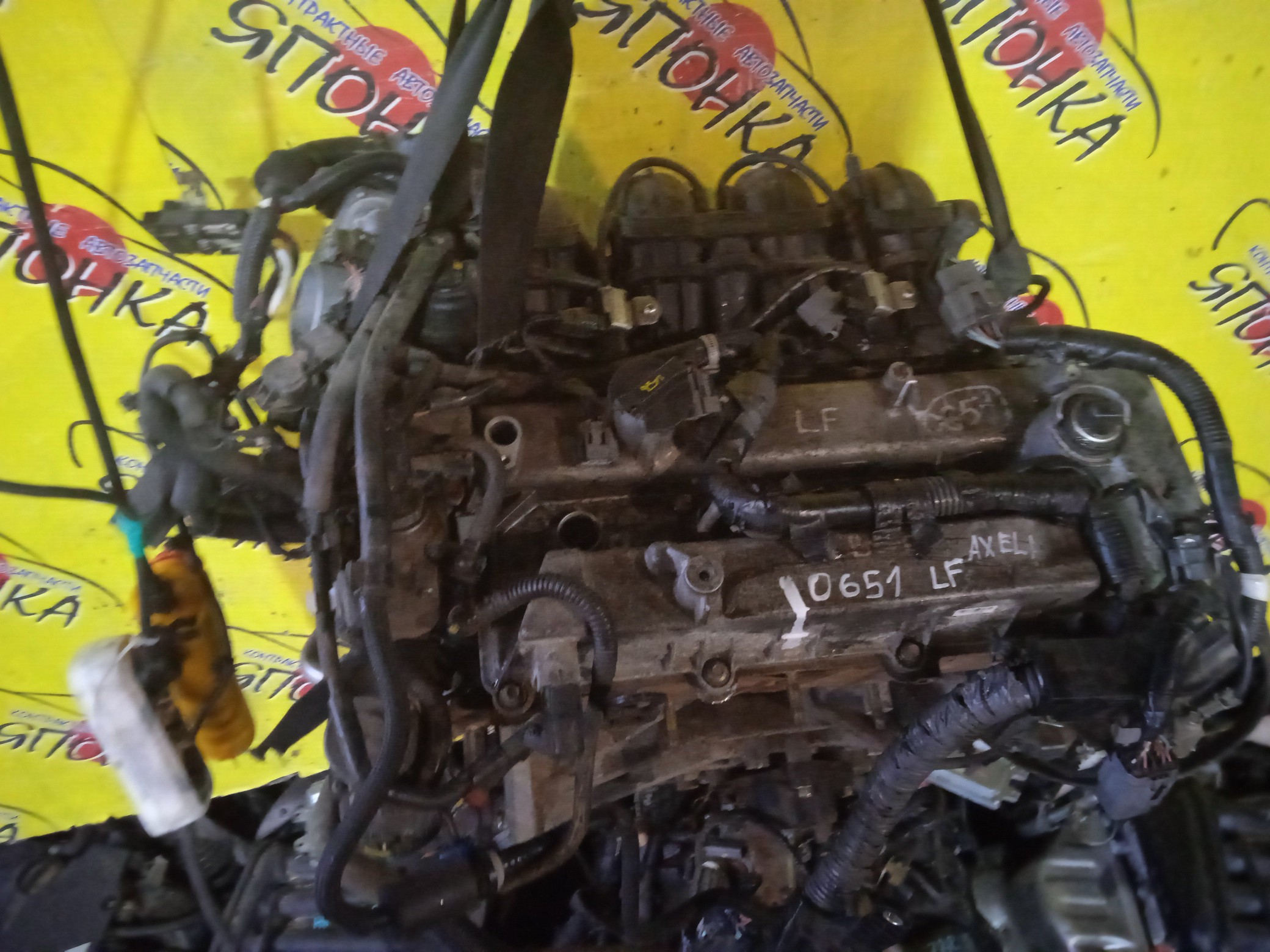 ДВС/MAZ/LF-VE/ATENZA/ATENZA WAGON/AXELA/MAZDA6/PREMACY/BKEP/BLEAP/BLEAW/CREW/GGEP/GHEFP/GHEFS/GHEFW/КАТУШКИ СВЕРХУ/ДАТЧИКА VVTI/ЩУП ЧЕРЕЗ ГОЛОВУ/КОМПРЕССОР НА ПОДДОНЕ