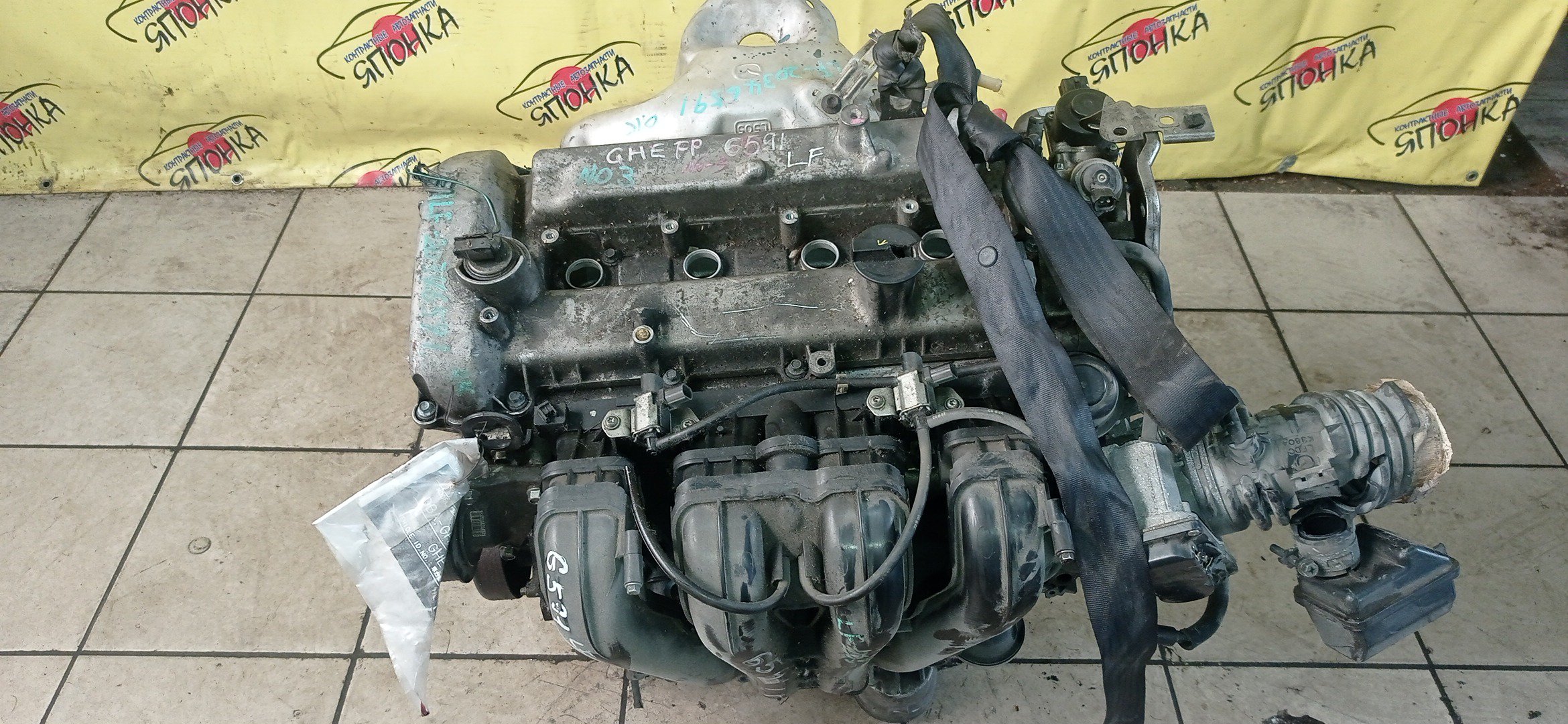 ДВС/MAZ/LF-VE/ATENZA/ATENZA WAGON/AXELA/MAZDA6/PREMACY/BKEP/BLEAP/BLEAW/CREW/GGEP/GHEFP/GHEFS/GHEFW/КАТУШКИ СВЕРХУ/ДАТЧИКА VVTI/ЩУП ЧЕРЕЗ ГОЛОВУ/КОМПРЕССОР НА ПОДДОНЕ