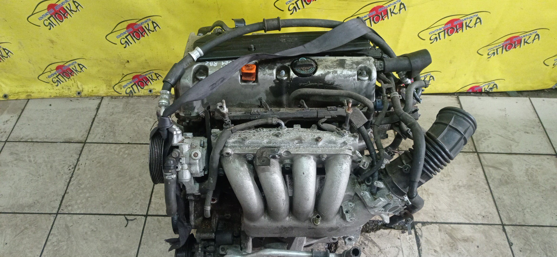 ДВС/HON/K24A/ЭЛЕКТРО ЗАСЛОНКА/МЕТАЛЛИЧЕСКИЙ КОЛЛЕКТОР/11000RZA801