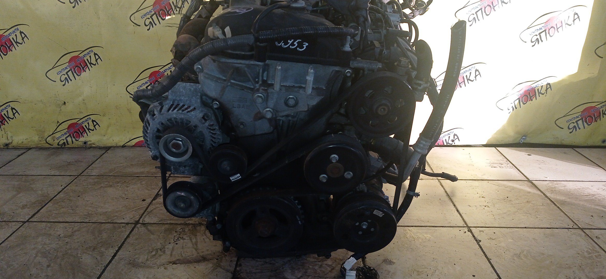 ДВС/MAZ/L3-VE/BLACK/ATENZA/ATENZA WAGON/AXELA/MAZDA6/PREMACY/BK3P/CR3W/GG3P/GG3S/GY3W/LY3P/КАТУШКИ СВЕРХУ/ДАТЧИК VVTI/ЩУП ЧЕРЕЗ ГОЛОВУ/КОМПРЕССОР СБОКУ