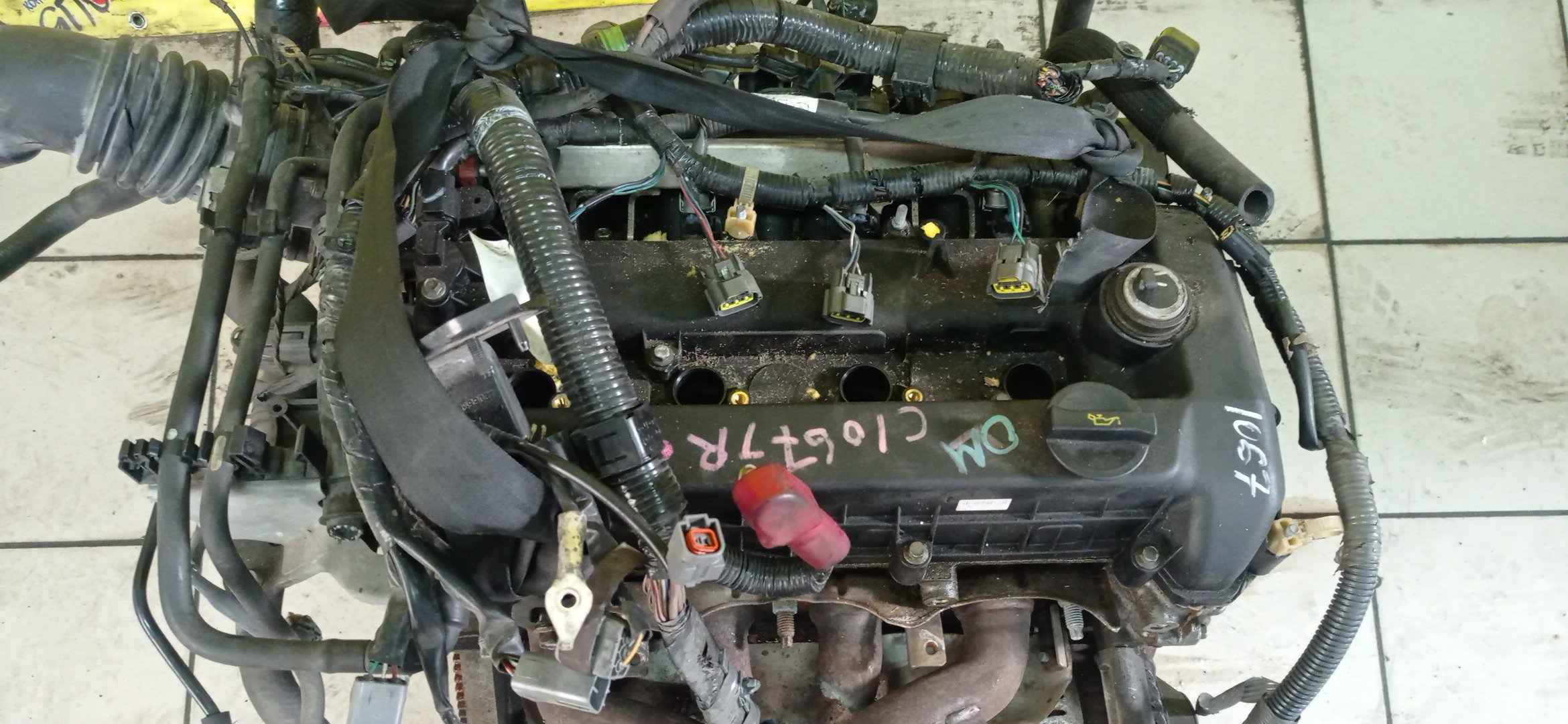 ДВС/MAZ/L3-VE/BLACK/ATENZA/ATENZA WAGON/AXELA/MAZDA6/PREMACY/BK3P/CR3W/GG3P/GG3S/GY3W/LY3P/КАТУШКИ СВЕРХУ/ДАТЧИК VVTI/ЩУП ЧЕРЕЗ ГОЛОВУ/КОМПРЕССОР СБОКУ