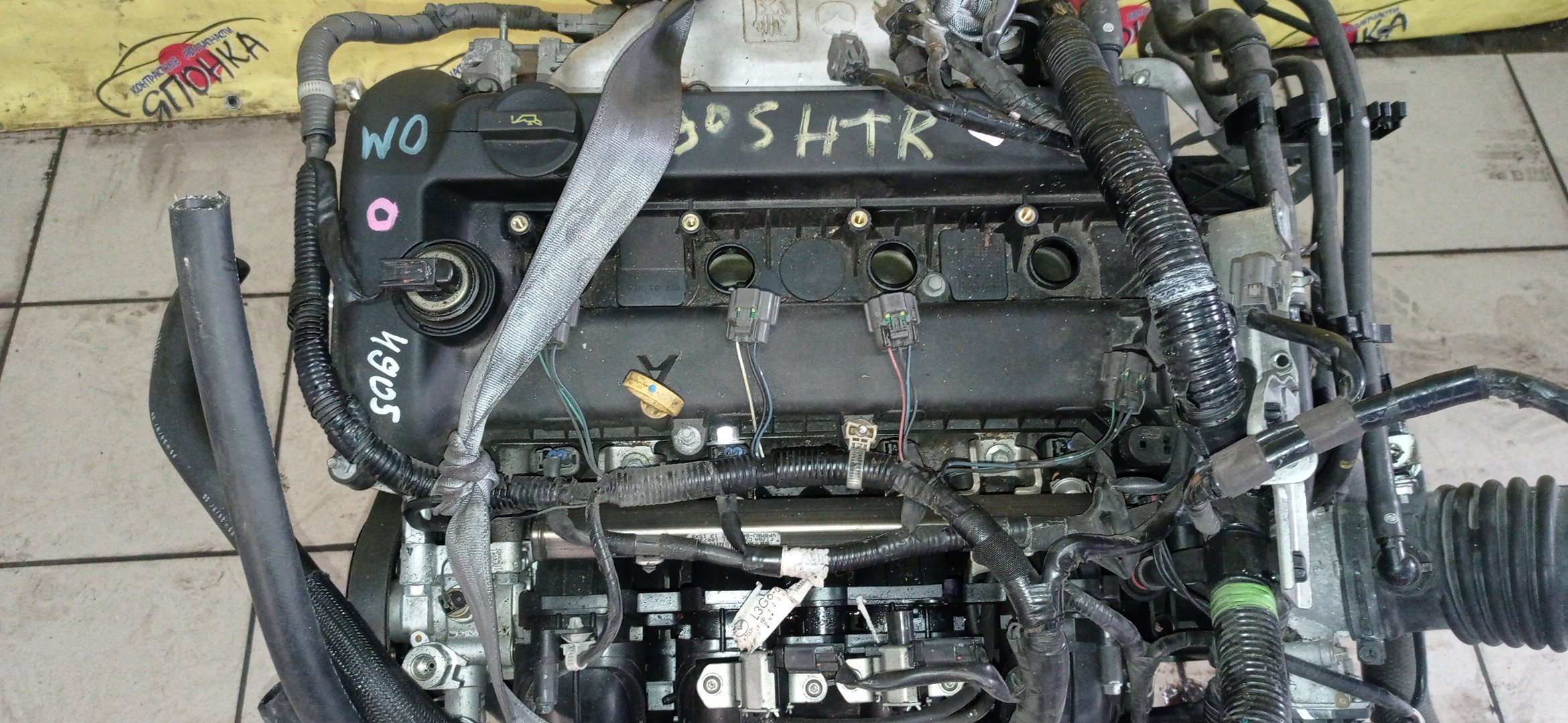 ДВС/MAZ/L3-VE/BLACK/ATENZA/ATENZA WAGON/AXELA/MAZDA6/PREMACY/BK3P/CR3W/GG3P/GG3S/GY3W/LY3P/КАТУШКИ СВЕРХУ/ДАТЧИК VVTI/ЩУП ЧЕРЕЗ ГОЛОВУ/КОМПРЕССОР СБОКУ