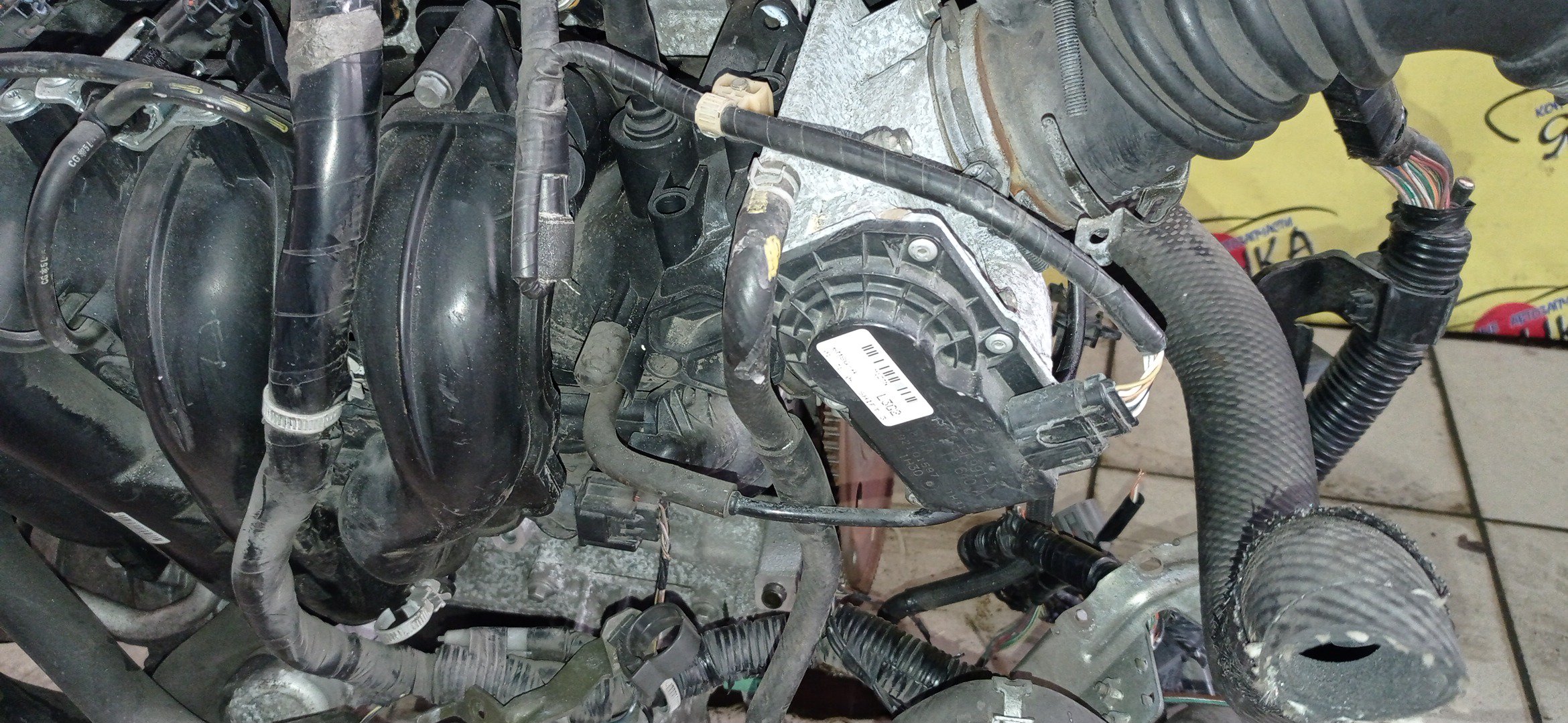 ДВС/MAZ/L3-VE/BLACK/ATENZA/ATENZA WAGON/AXELA/MAZDA6/PREMACY/BK3P/CR3W/GG3P/GG3S/GY3W/LY3P/КАТУШКИ СВЕРХУ/ДАТЧИК VVTI/ЩУП ЧЕРЕЗ ГОЛОВУ/КОМПРЕССОР СБОКУ