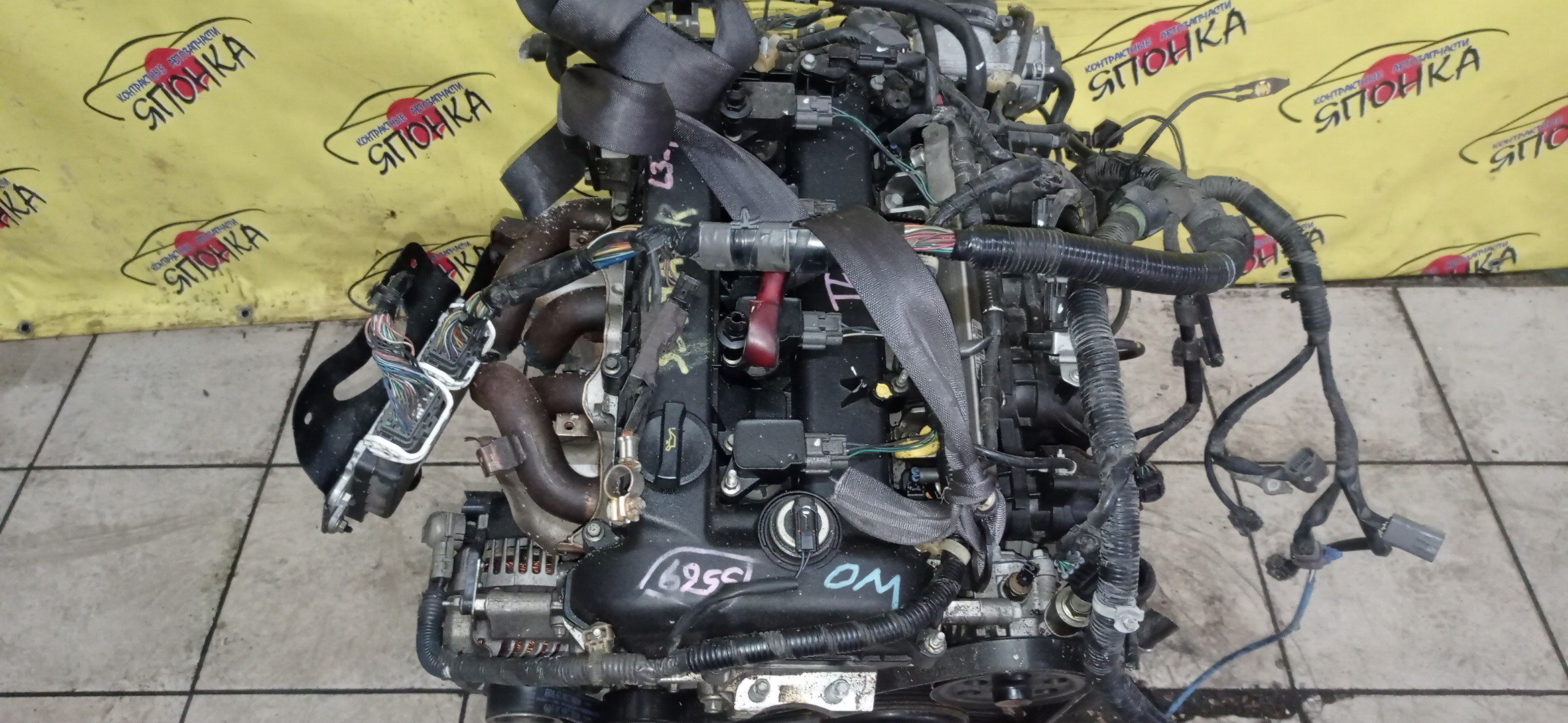 ДВС/MAZ/L3-VE/BLACK/ATENZA/ATENZA WAGON/AXELA/MAZDA6/PREMACY/BK3P/CR3W/GG3P/GG3S/GY3W/LY3P/КАТУШКИ СВЕРХУ/ДАТЧИК VVTI/ЩУП ЧЕРЕЗ ГОЛОВУ/КОМПРЕССОР СБОКУ