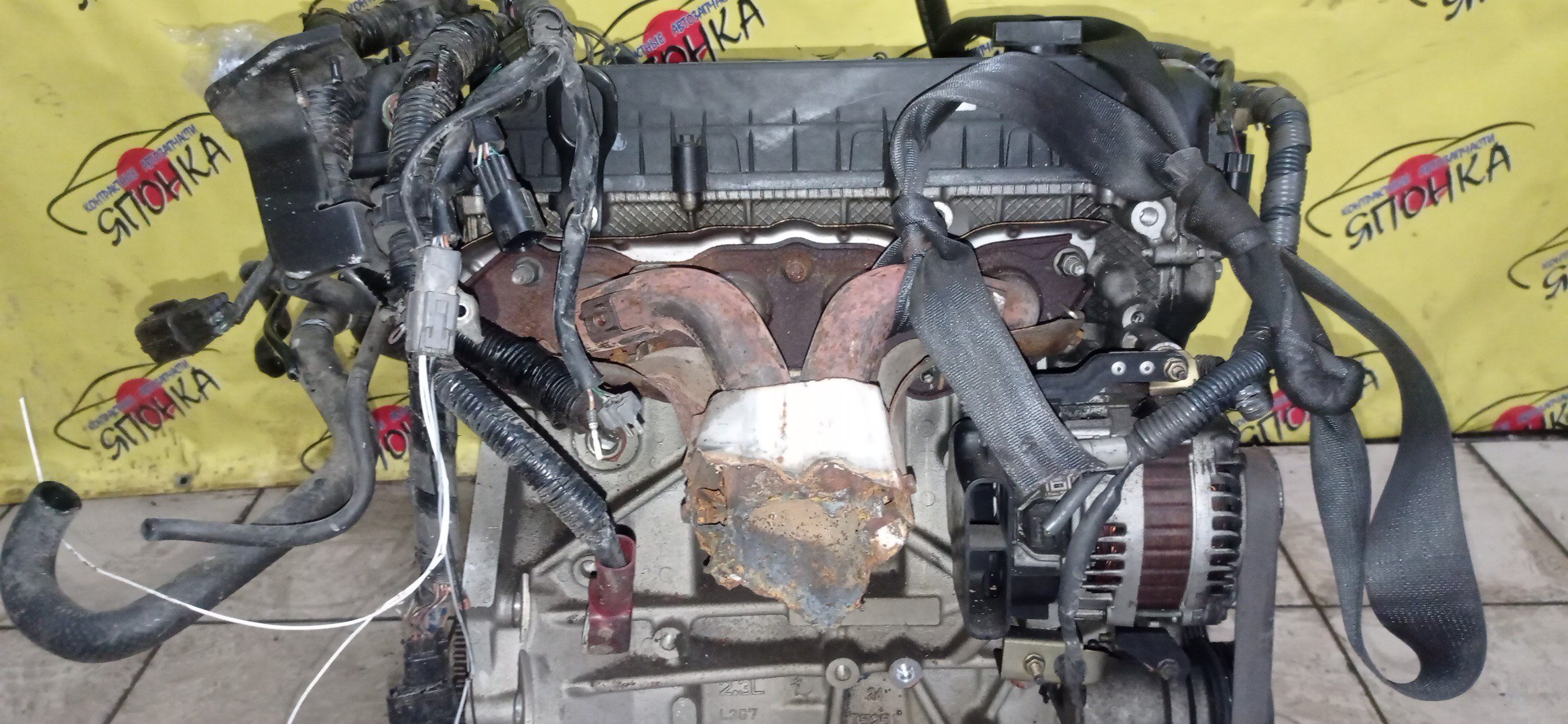 ДВС/MAZ/L3-VE/BLACK/ATENZA/ATENZA WAGON/AXELA/MAZDA6/PREMACY/BK3P/CR3W/GG3P/GG3S/GY3W/LY3P/КАТУШКИ СВЕРХУ/ДАТЧИК VVTI/ЩУП ЧЕРЕЗ ГОЛОВУ/КОМПРЕССОР СБОКУ