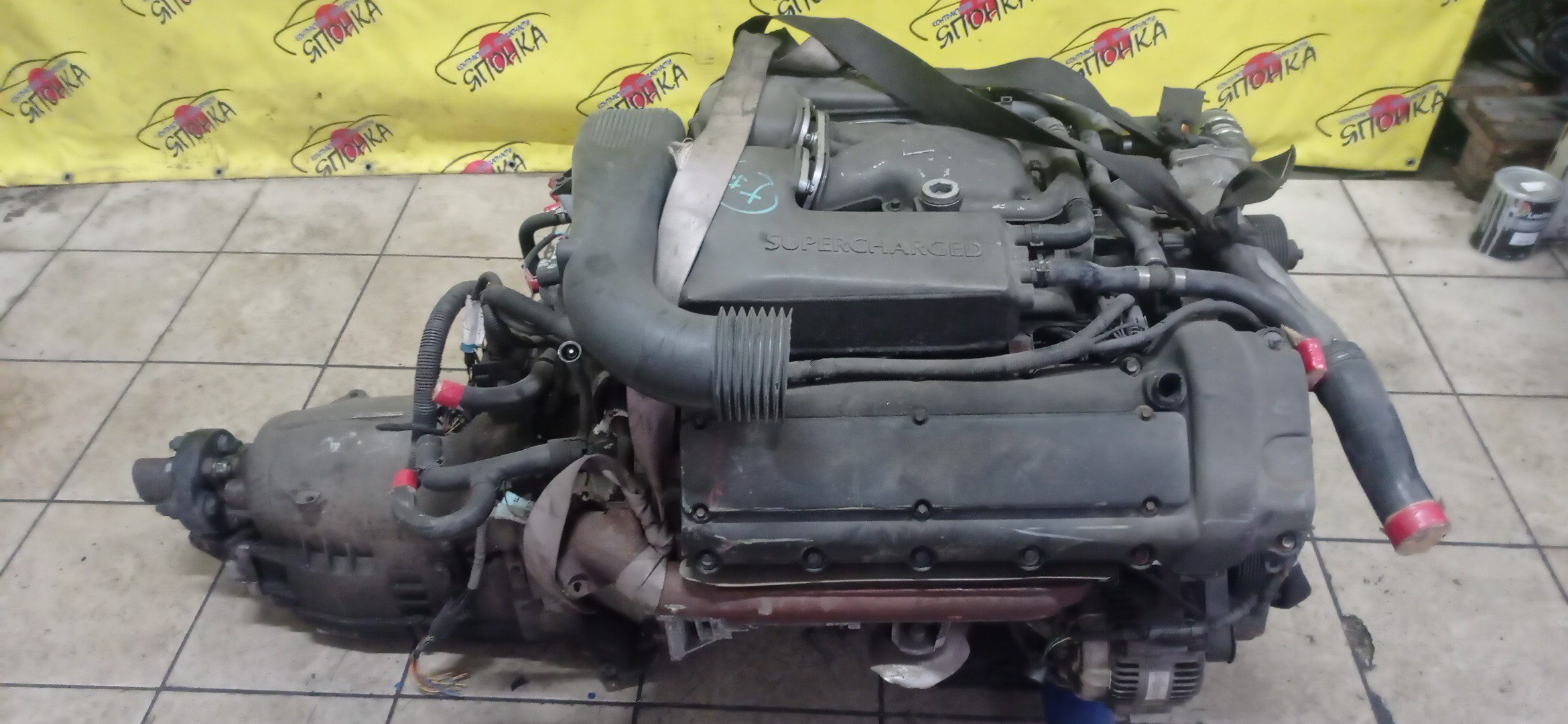 ДВС/JAGUAR/AJ27S/XJ/X308/4.0 SUPERCHARGER 375 Л.С.