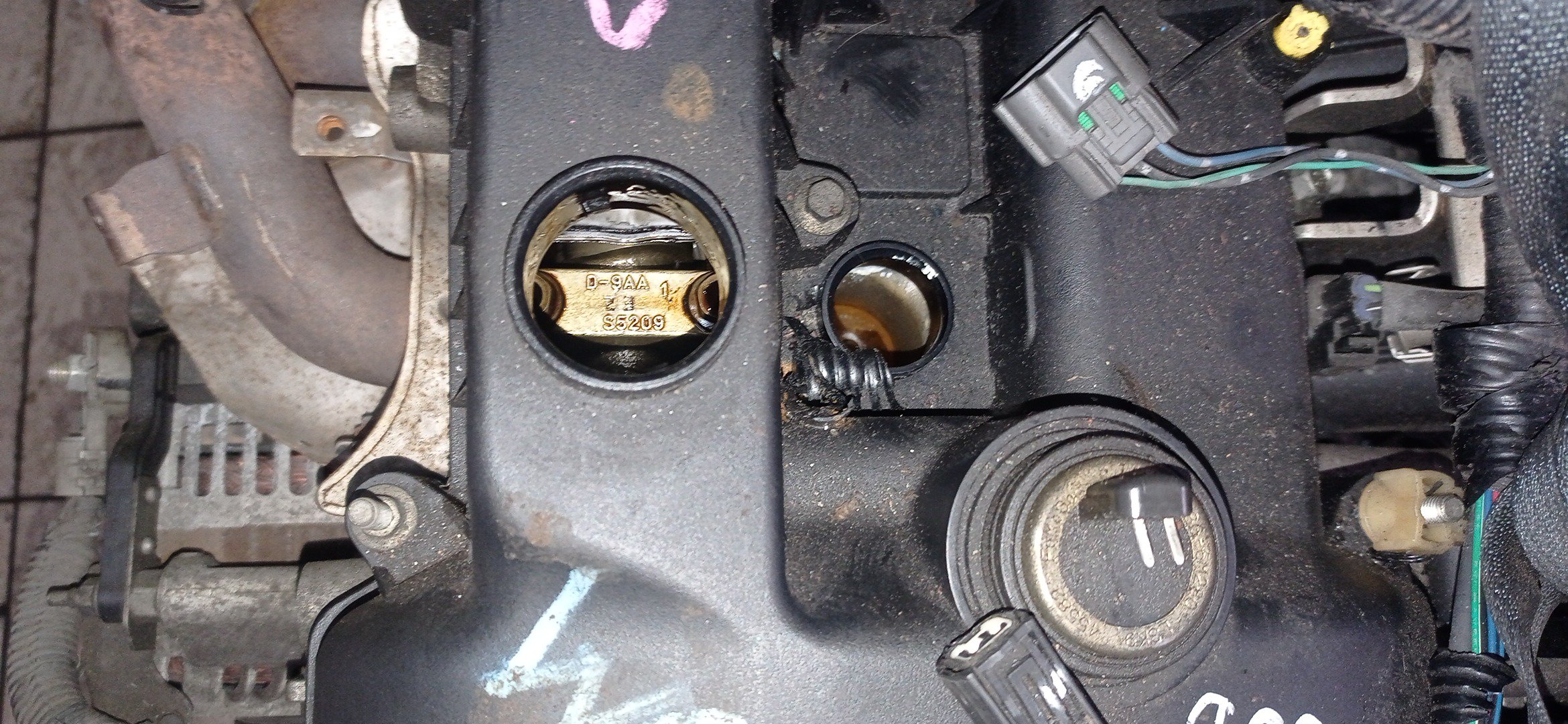 ДВС/MAZ/L3-VE/BLACK/ATENZA/ATENZA WAGON/AXELA/MAZDA6/PREMACY/BK3P/CR3W/GG3P/GG3S/GY3W/LY3P/КАТУШКИ СВЕРХУ/ДАТЧИК VVTI/ЩУП ЧЕРЕЗ ГОЛОВУ/КОМПРЕССОР СБОКУ