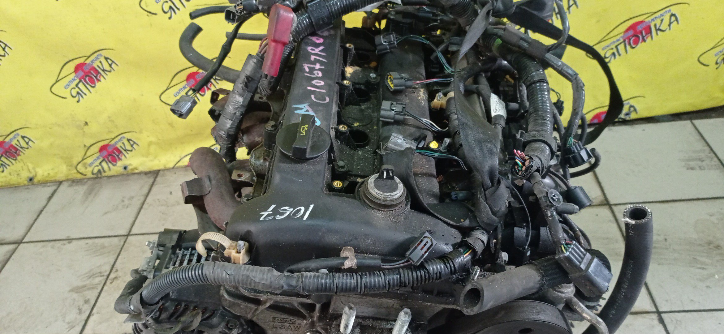 ДВС/MAZ/L3-VE/BLACK/ATENZA/ATENZA WAGON/AXELA/MAZDA6/PREMACY/BK3P/CR3W/GG3P/GG3S/GY3W/LY3P/КАТУШКИ СВЕРХУ/ДАТЧИК VVTI/ЩУП ЧЕРЕЗ ГОЛОВУ/КОМПРЕССОР СБОКУ