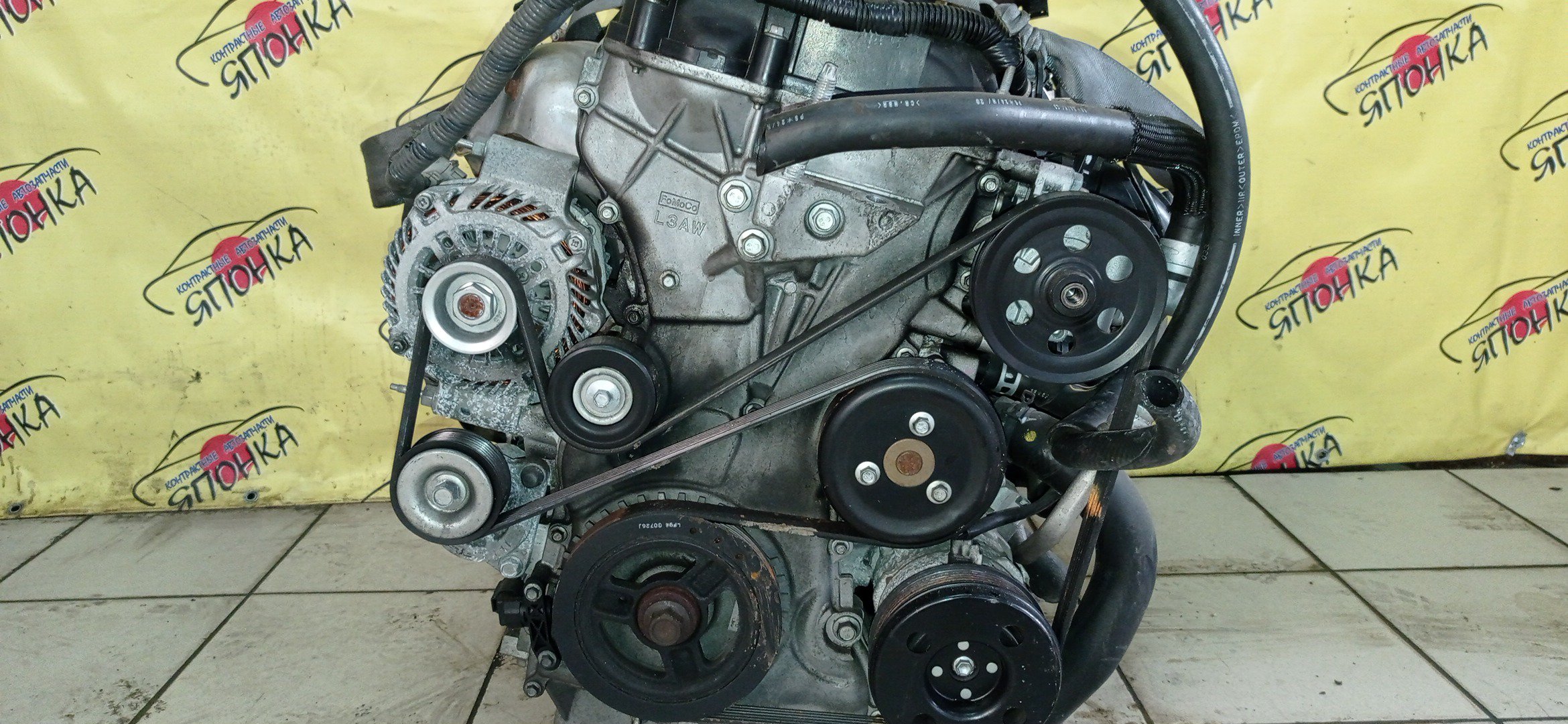 ДВС/MAZ/L3-VE/BLACK/ATENZA/ATENZA WAGON/AXELA/MAZDA6/PREMACY/BK3P/CR3W/GG3P/GG3S/GY3W/LY3P/КАТУШКИ СВЕРХУ/ДАТЧИК VVTI/ЩУП ЧЕРЕЗ ГОЛОВУ/КОМПРЕССОР СБОКУ