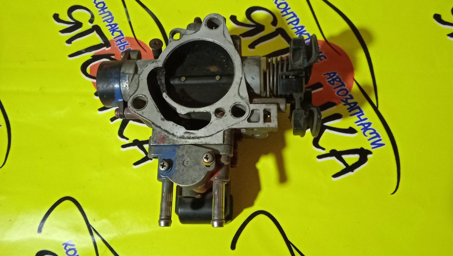 ЗАСЛОНКА ДРОССЕЛЬНАЯ/TOY/3S-FE/4S-FE/5S-FE/CALDINA/CARINA/CORONA PREMIO/ST191G/ST195G/ST198V/ST210/ST215/ДАТЧИК ХХ ЧЕРНЫЙ/2 БОЛЬШ И 2 МАЛ ТРУБКИ/УЦЕНКА