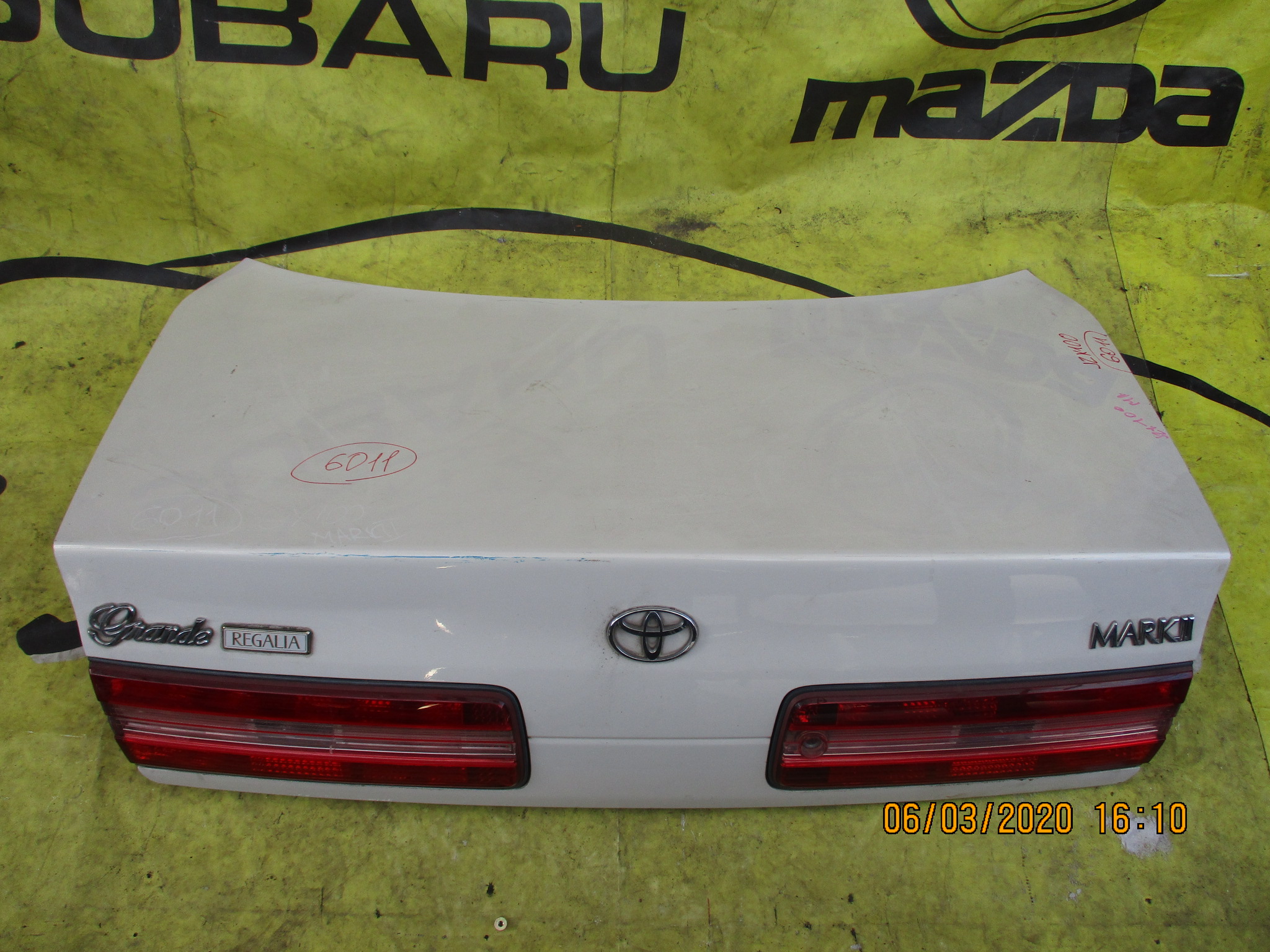 КРЫШКА БАГАЖНИКА/TOY/MARK II/GX100/GX105/JZX100/JZX101/JZX105/LX100/1 МОДЕЛЬ/6440122660/6440122670