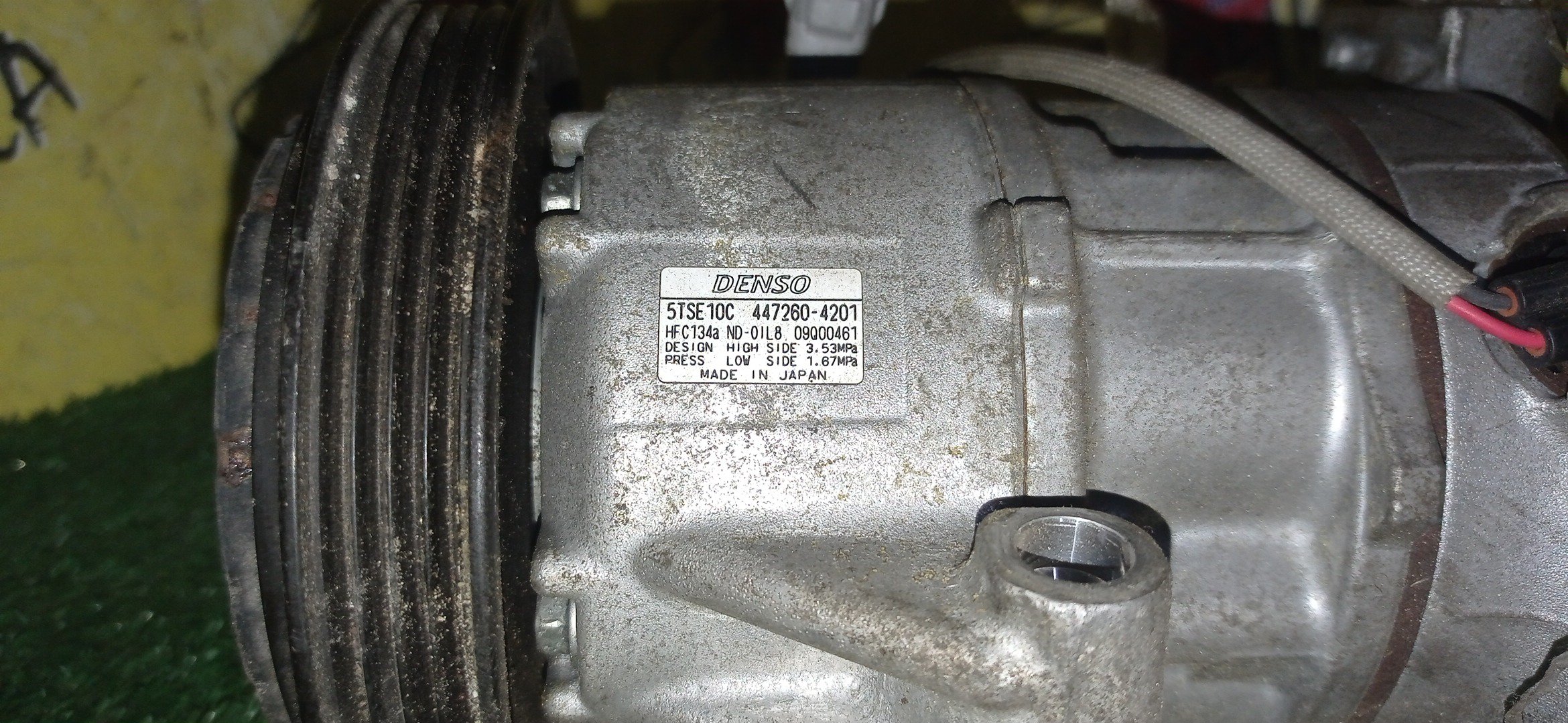 КОМПРЕССОР КОНДИЦИОНЕРА/TOY/1NZ/1NR/2NR/AURIS/COROLLA AXIO/COROLLA FIELDER/SIENTA/VITZ/RACTIS/PORTE/SPADE/PROBOX/SUCCEED/NZE161/NZE164/NZE181/NCP131/NCP120/NCP125/NCP141/NCP145/NCP160/NCP165/NRE161/NSP130/NSP120/NSP140/4472604201