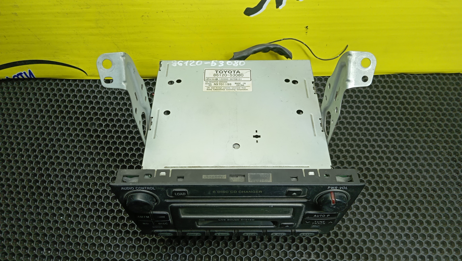 АВТОМАГНИТОЛА/TOY/ALTEZZA/ALTEZZA GITA/GXE10/SXE10/JCE10/8612053080