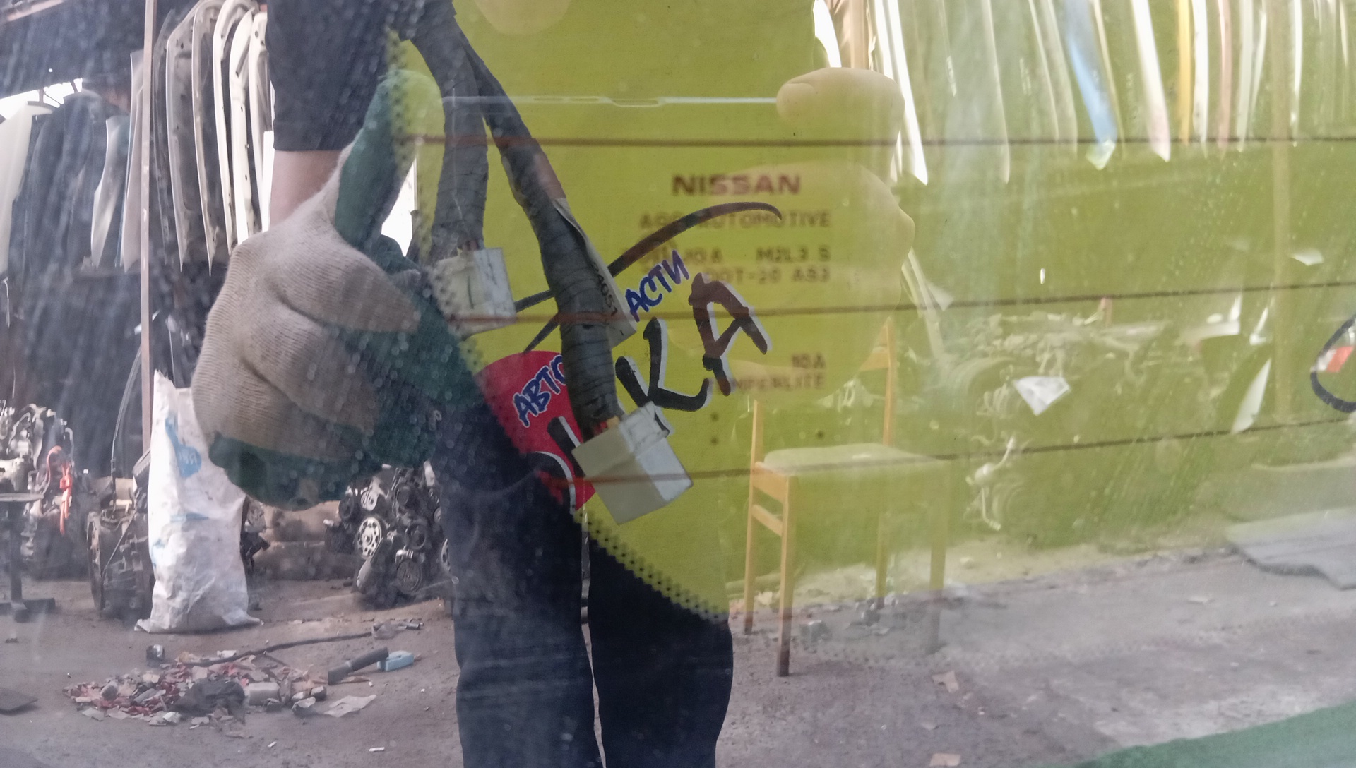 ДВЕРЬ ЗАДНЯЯ/NIS/ELGRAND/PE52/PNE52/TE52/TNE52/K010M1JBMA/K010M1JBCB/СО СПОЙЛЕРОМ/КАМЕРА