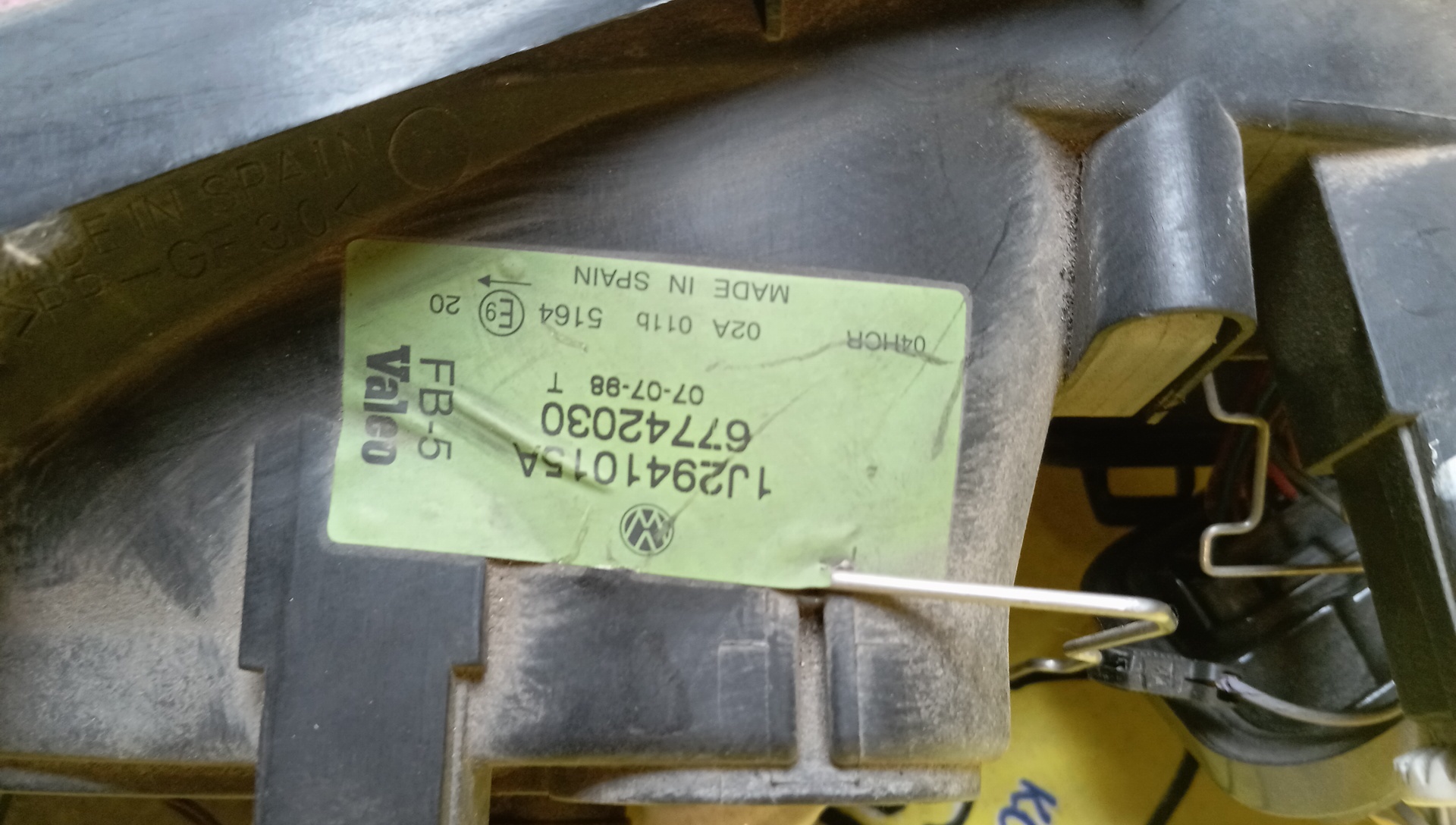 ФАРА/VW/GOLF/1J1/5163/5164/L/УЦЕНКА