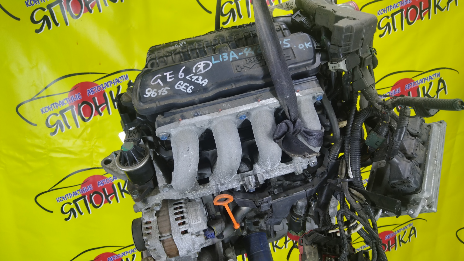 ДВС/HON/L13A/FIT/JAZZ/GE6/GE7/ЭЛЕКТРО ЗАСЛОНКА/4 СВЕЧИ/11000RB0800