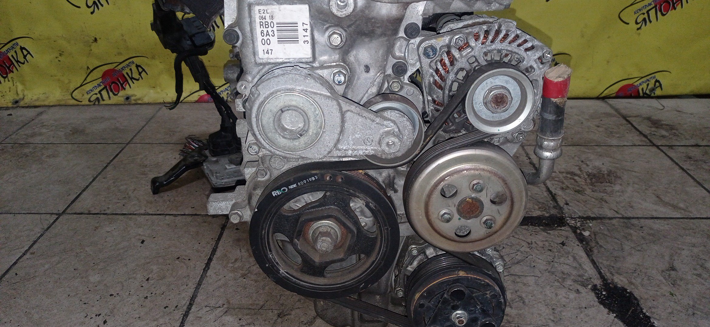 ДВС/HON/L13A/FIT/JAZZ/GE6/GE7/ЭЛЕКТРО ЗАСЛОНКА/4 СВЕЧИ/11000RB0800