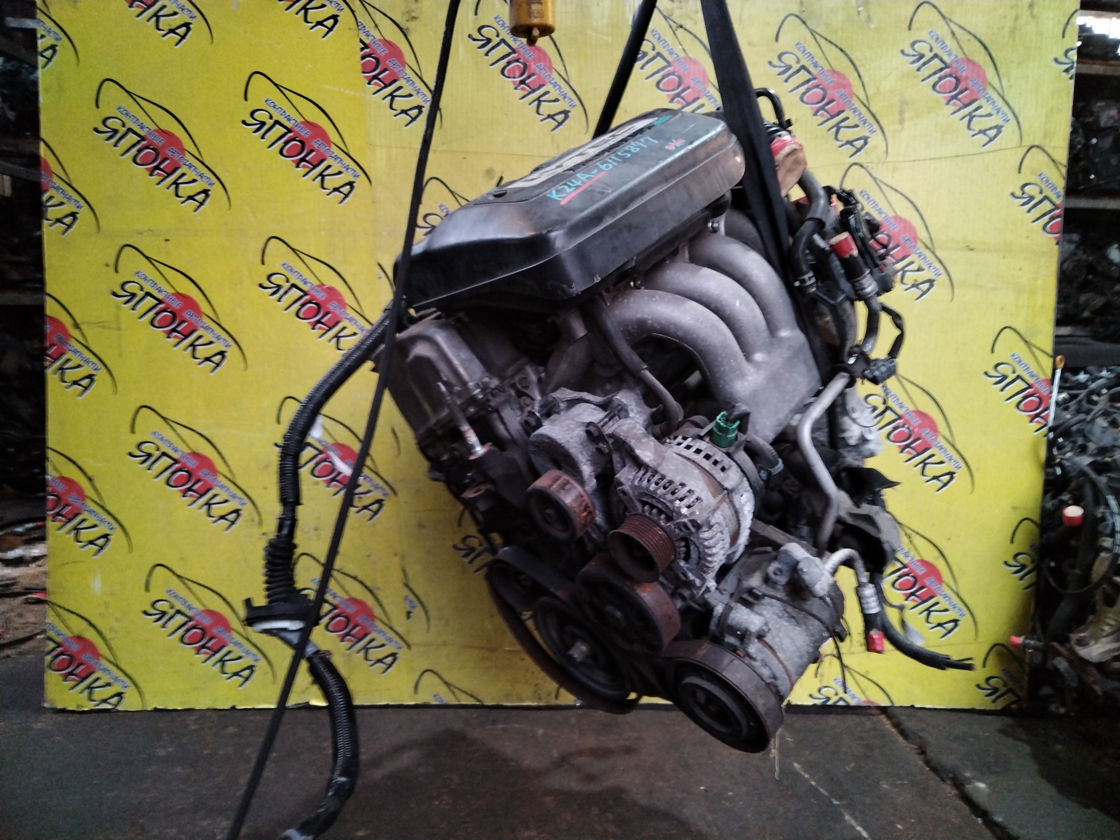 ДВС/HON/K24A/ACCORD/CR-V/ODYSSEY/CM2/CM3/RB1/RB2/RE3/RE4/МЕХ. ДРОССЕЛЬ/МЕТАЛЛИЧЕСКИЙ КОЛЛЕКТОР