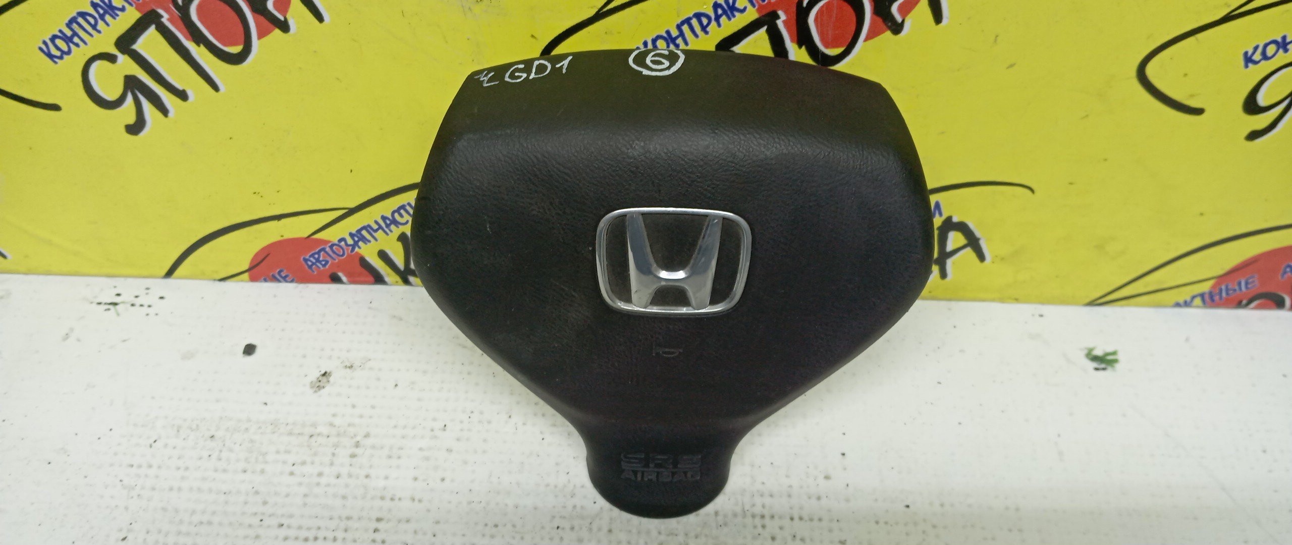 AIRBAG ВОДИТЕЛЬСКИЙ/HON/AIRWAVE/FIT/FIT ARIA/MOBILIO SPIKE/PARTNER/GD1/GD2/GD3/GD4/GD6/GD7/GD8/GD9/GJ1/GJ2/GJ3/GJ4/GK1/GK2/БЕЗ ЗАРЯДА/2 МОДЕЛЬ/06770SAAJ81ZA