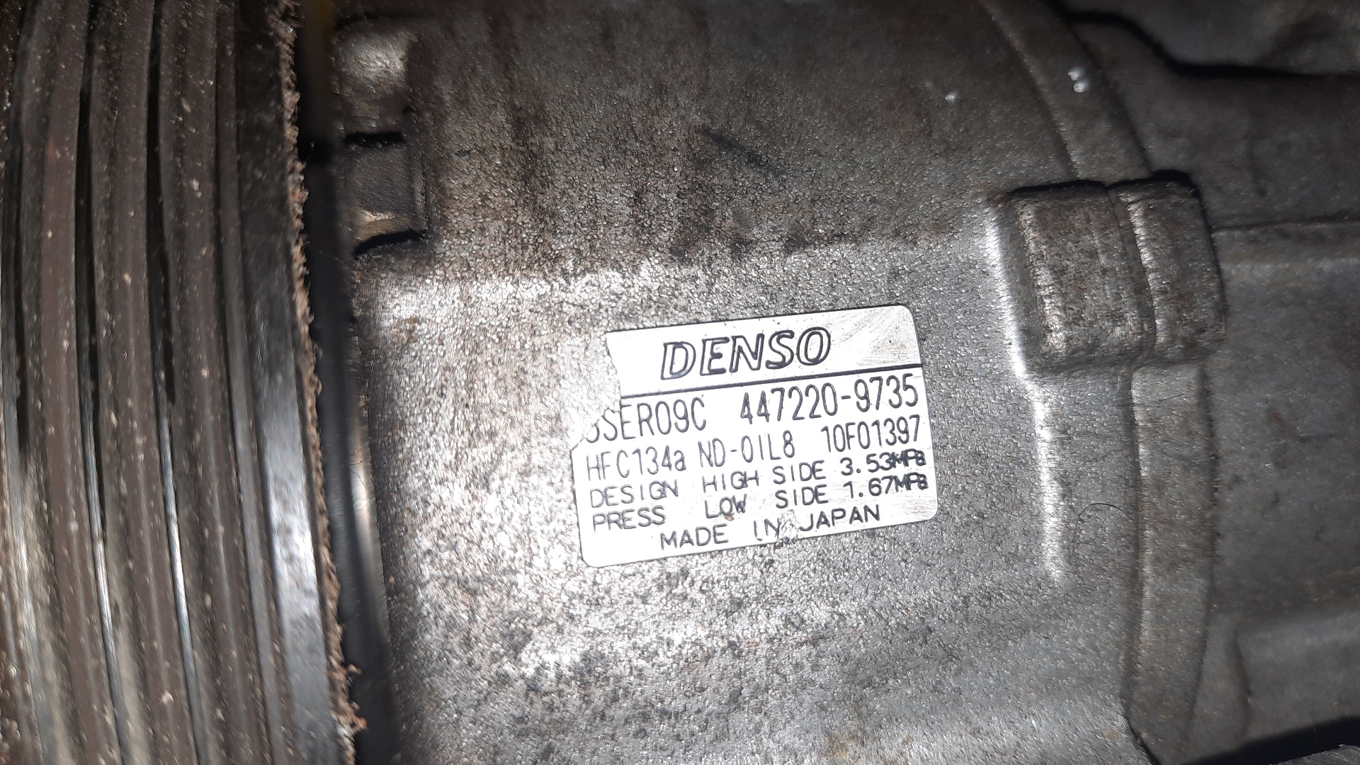 КОМПРЕССОР КОНДИЦИОНЕРА/TOY/1NZ-FE/2NZ-FE/1KR/2SZ/ALLION/AURIS/AXIO/BELTA/FIELDER/IST/PREMIO/RUMION/VITZ/RACTIS/NCP91/NCP95/NCP96/NCP110/NCP115/NZE141/NZE144/NZT260/NZE151/NZE154/NCP81/KSP90/SCP100/МАЛЫЙ/ПЛАСТИКОВЫЙ ШКИВ/4472209736/4472209739/4472209735/4472209734/4472602332/4472602333/4472209466/4472602331