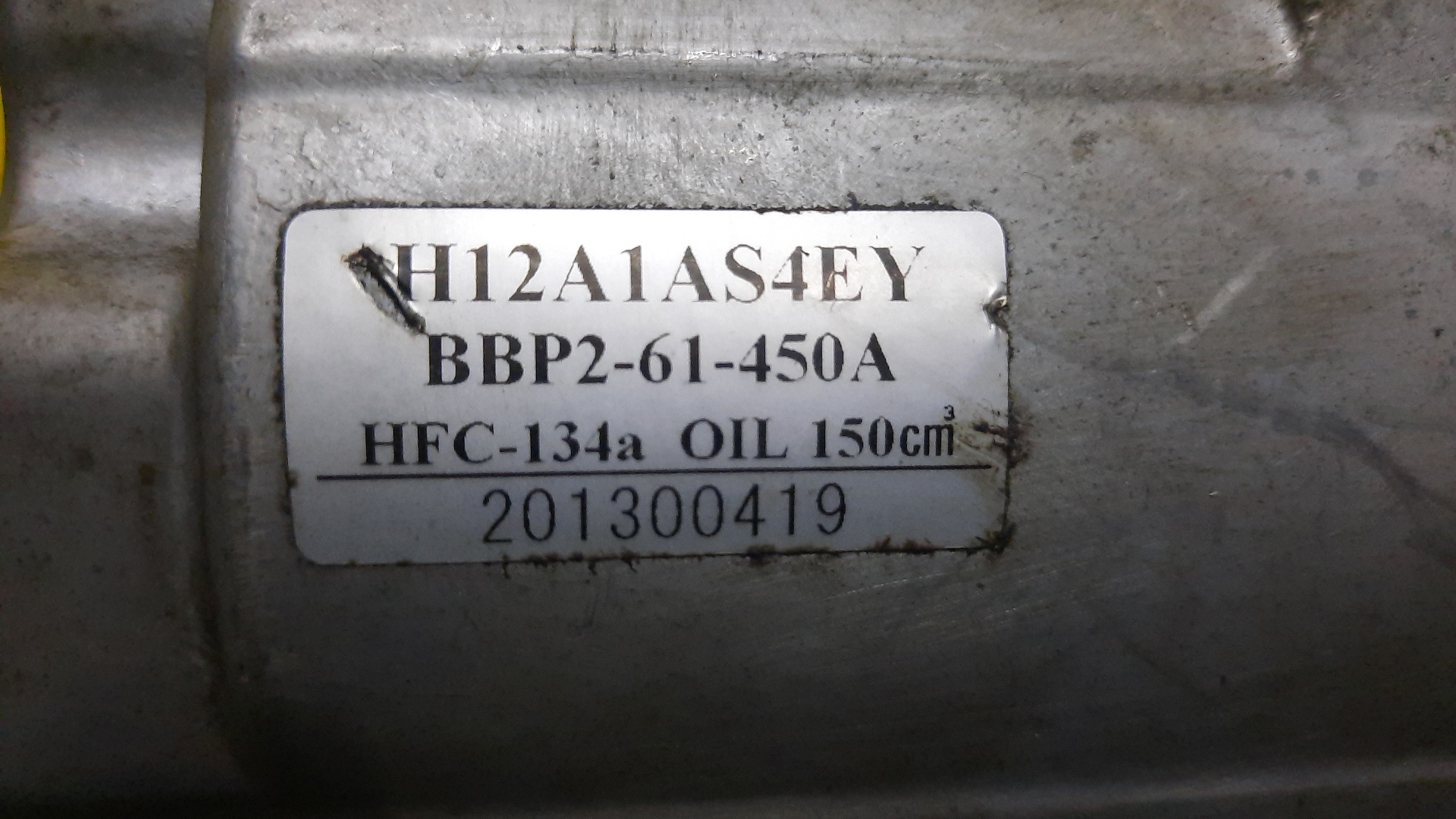КОМПРЕССОР КОНДИЦИОНЕРА/MAZ/Z6/ZY-VE/AXELA/MAZDA3/BL/BL5FP/BL5FW/BL6FJ/H12A1AS4EY