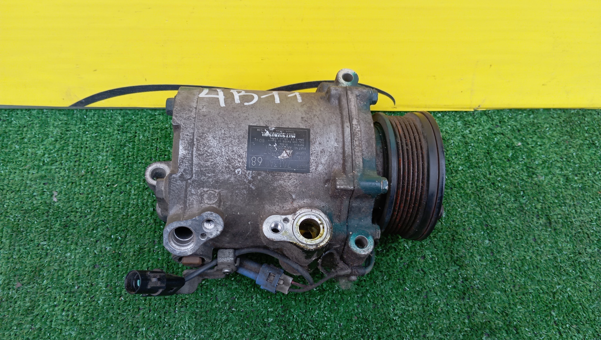 КОМПРЕССОР КОНДИЦИОНЕРА/MMC/4B10/4B11/4B12/BSY/DELICA D 5/GALANT FORTIS/LANCER/LANCER EVOLUTION/OUTLANDER/CV5W/CW5W/CW8W/CX3A/CX4A/CX8A/CY3A/CY4A/CY8A/CZ4A/7913A068