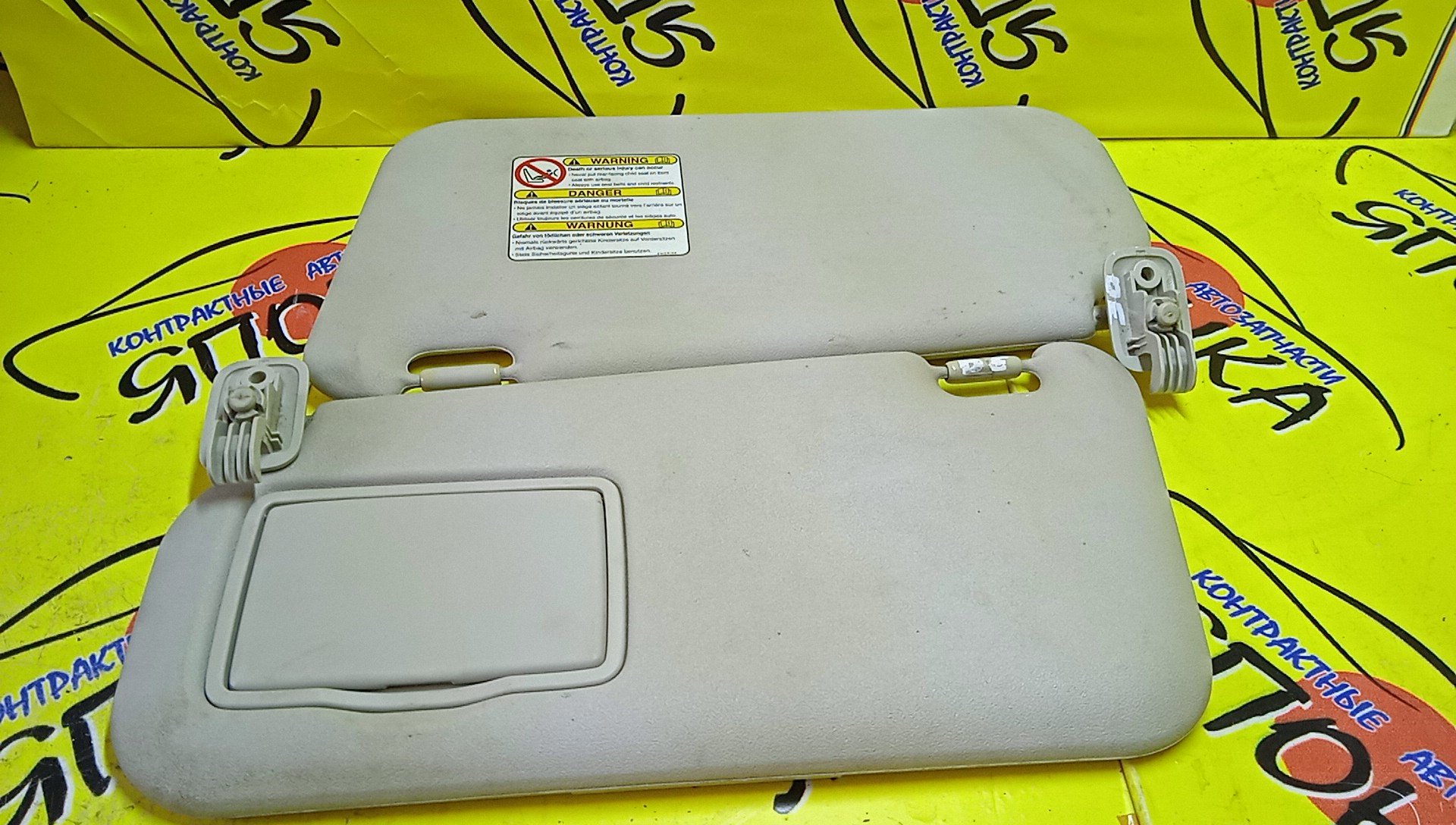 КОЗЫРЕК СОЛНЦЕЗАЩИТНЫЙ/MAZ/MAZDA 2/DE/DE3FS/ЛЕВЫЙ РУЛЬ/ТОЛЬКО ПАРА/DL346932030/DL346927030