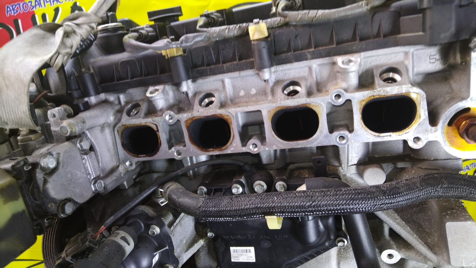 ДВС/MAZ/LF-VE/ATENZA/ATENZA WAGON/AXELA/MAZDA6/PREMACY/BKEP/BLEAP/BLEAW/CREW/GGEP/GHEFP/GHEFS/GHEFW/КАТУШКИ СВЕРХУ/ДАТЧИКА VVTI/ЩУП ЧЕРЕЗ ГОЛОВУ/КОМПРЕССОР НА ПОДДОНЕ