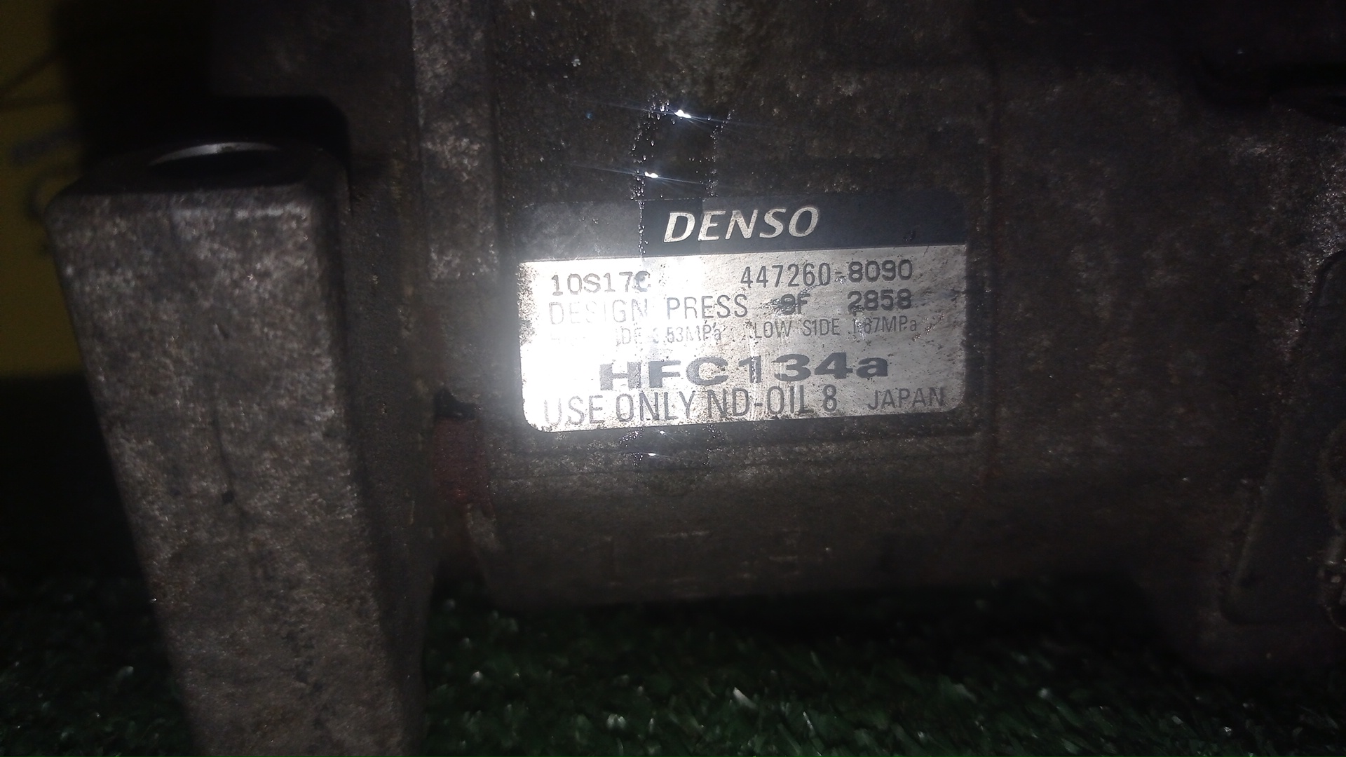 КОМПРЕССОР КОНДИЦИОНЕРА/TOY/2AZ-FE/ESTIMA/ACR30W/ACR40W/ANH10W/ANH15W/ATH10W/4472608090