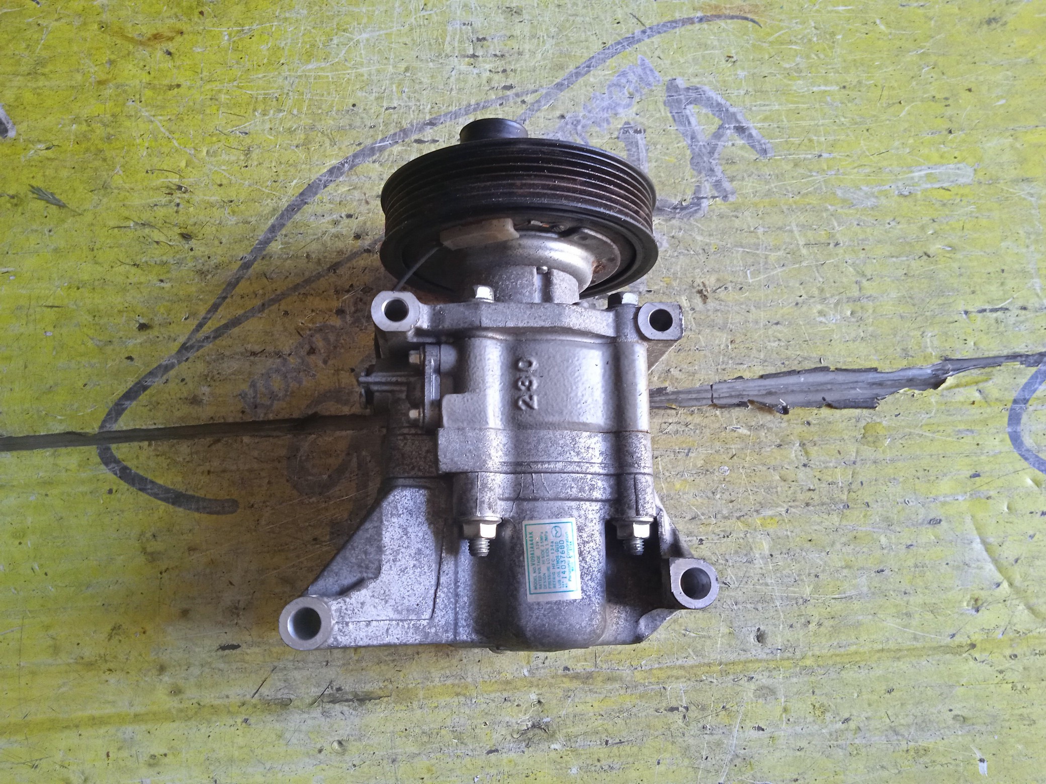 КОМПРЕССОР КОНДИЦИОНЕРА/MAZ/ZJ-VE/ZY-VE/DEMIO/MAZDA2/DE/DE3AS/DE3FS/DE5FS/D65161K00A/V09A1AA4AK/V09A1AA4AD