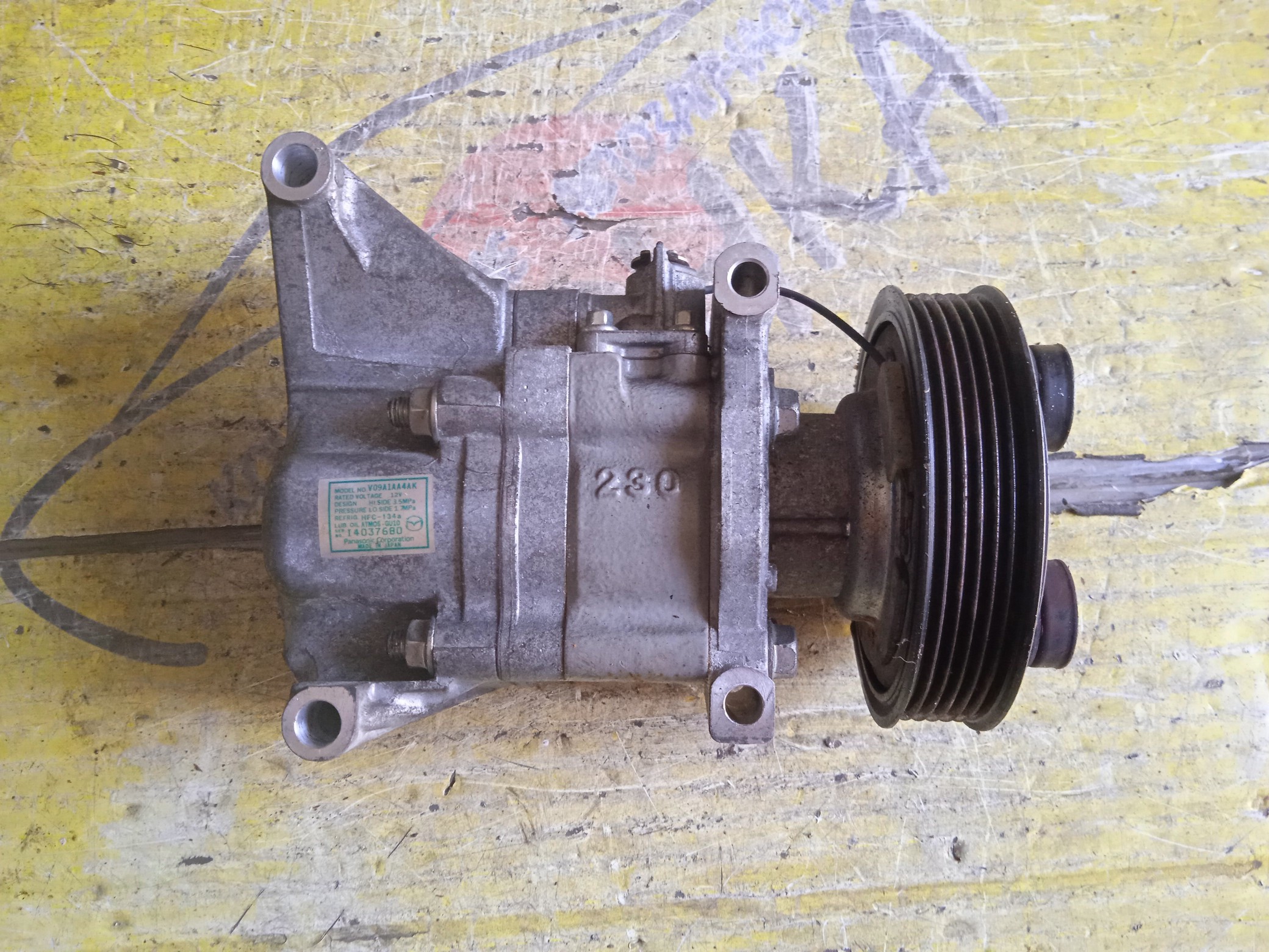 КОМПРЕССОР КОНДИЦИОНЕРА/MAZ/ZJ-VE/ZY-VE/DEMIO/MAZDA2/DE/DE3AS/DE3FS/DE5FS/D65161K00A/V09A1AA4AK/V09A1AA4AD