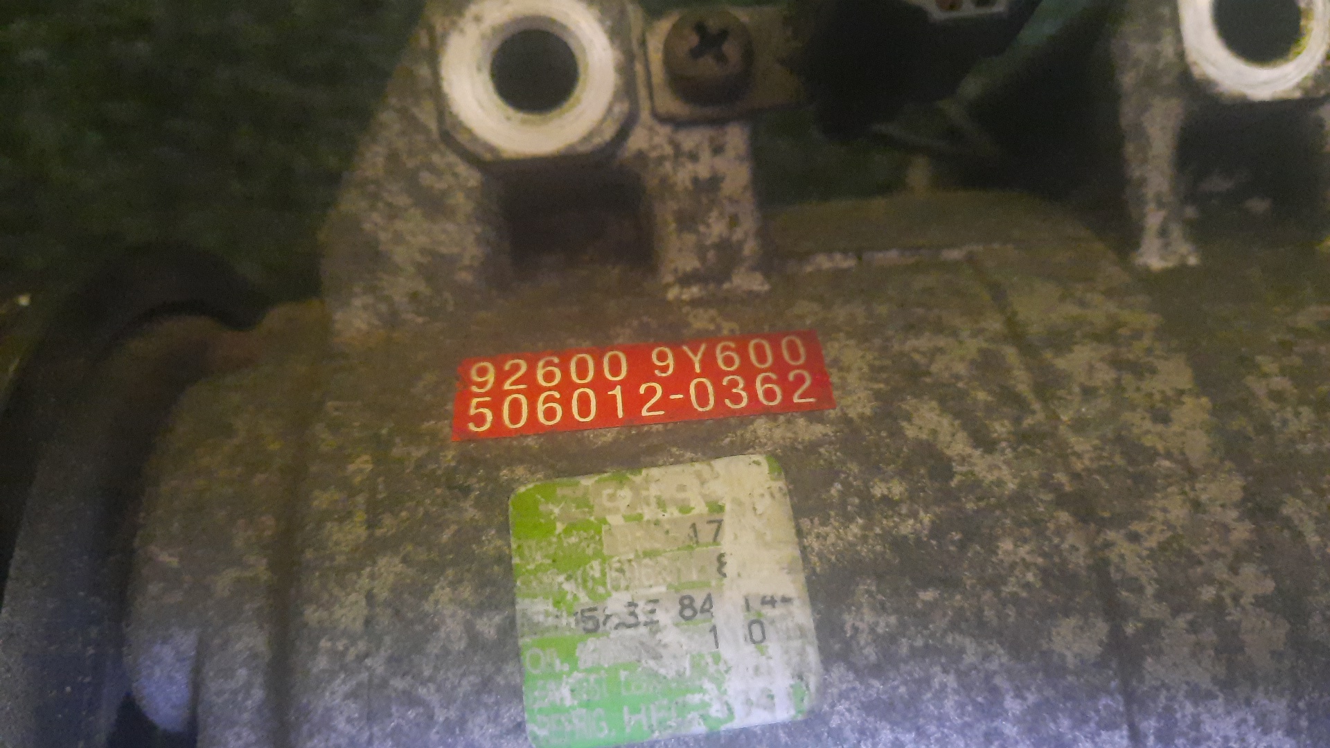 КОМПРЕССОР КОНДИЦИОНЕРА/NIS/QR20DE/QR25DE/SERENA/PRESAGE/MURANO/TEANA/TNJ31/TNU31/TU31/TZ50/C24/92600CX000/92600CN000/92600CN00A/926009Y600